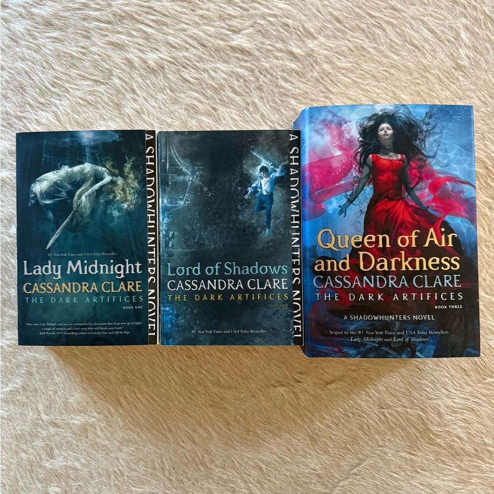 Cassandra Clare Books 3 Book Series: The Dark Artifices Fantasy Novels Fiction